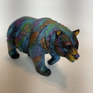 Unison Gifts BAF766 Multicolor Black Bear Figurine Wildlife Art Display 6"x10.5"